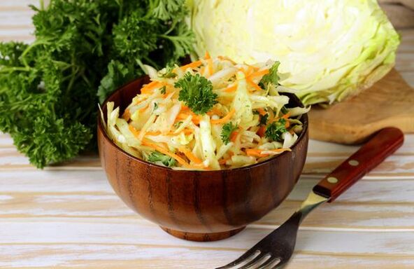 капуста с петрушкой для японской диеты